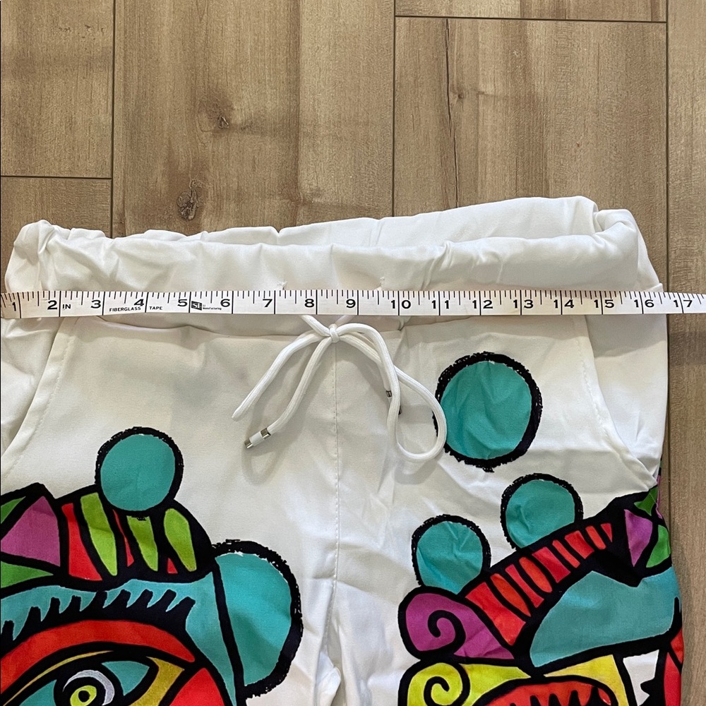 Colorful Abstract Print Joggers - Picture 3 of 5